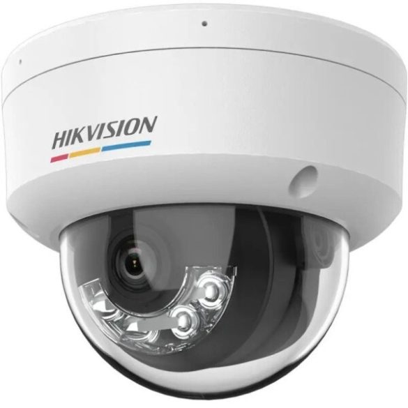 Hikvision DS-2CD1147G2H-LIUF (2.8mm) 4 MP WDR fix ColorVu IP dómkamera; IR/láthatófény; beépített mikrofon