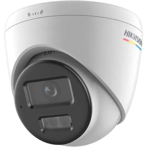 Hikvision DS-2CD1327G2H-LIU (4mm) 2 MP fix ColorVu IP turret kamera; IR/láthatófény; beépített mikrofon