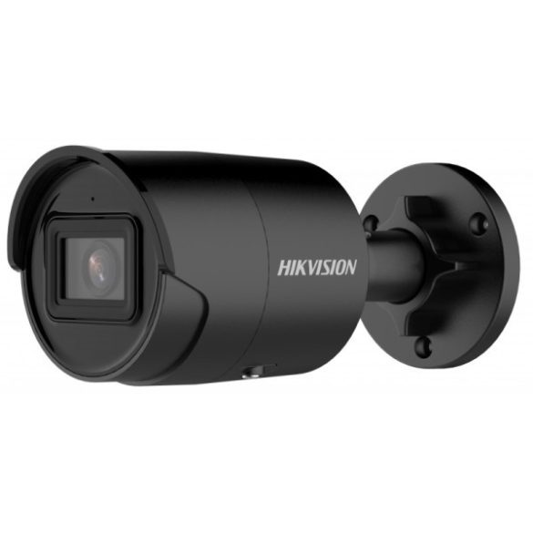 Hikvision DS-2CD2046G2-IU-B (2.8mm)(C) 4 MP AcuSense WDR fix EXIR IP csőkamera; 40 m IR-távolsággal; mikrofon; fekete