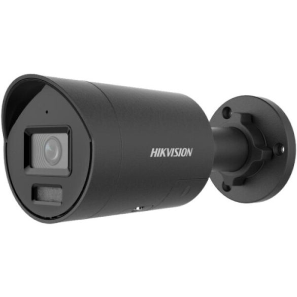 Hikvision DS-2CD2067G2H-LIU-B(2.8mm)(eF) 6 MP WDR fix ColorVu IP csőkamera; IR/láthatófény; beépített mikrofon; fekete