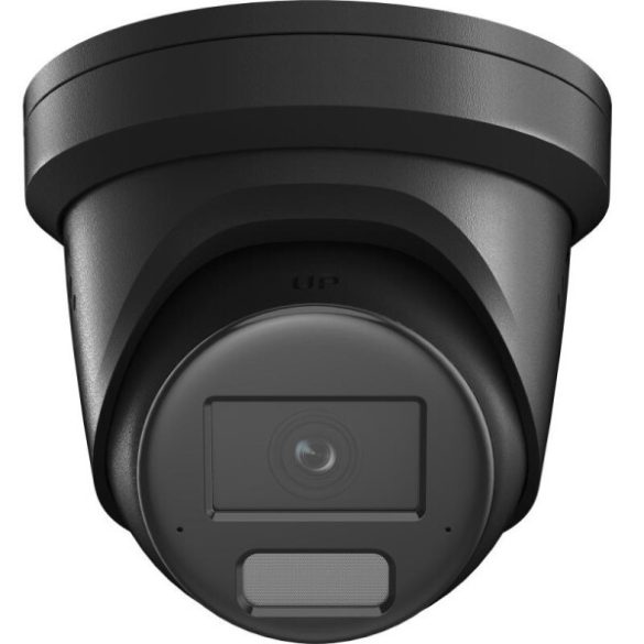 Hikvision DS-2CD2346G2H-IS2U/SL-B(2.8mm) 4 MP WDR fix EXIR AcuSense IP turret kamera; beépített mikrofon; fény-/hangriasztás; fekete