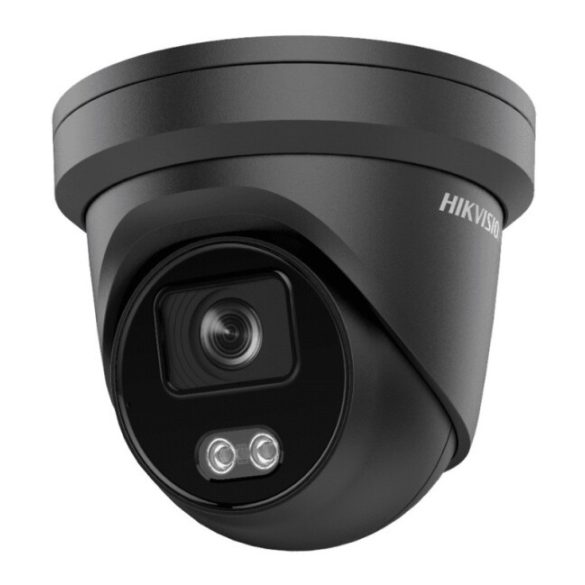 Hikvision DS-2CD2367G2-LU-B (2.8mm)(C) 6 MP WDR fix ColorVu AcuSense IP turret kamera; láthatófény; beépített mikrofon; fekete