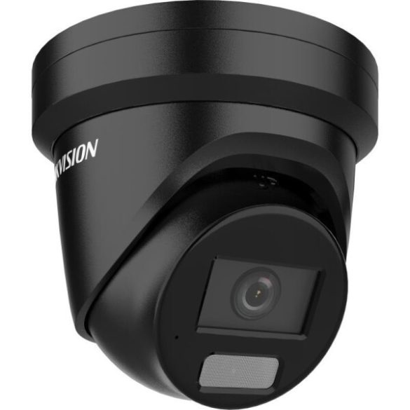 Hikvision DS-2CD2367G2H-LIU-B(2.8mm)(eF) 6 MP WDR fix ColorVu IP turret kamera; IR/láthatófény; beépített mikrofon; fekete