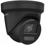   Hikvision DS-2CD2387G2-LSU/SL-B (2.8mm)C 8 MP fix ColorVu AcuSense IP turret kamera; láthatófény; fény- és hangriasztás; fekete