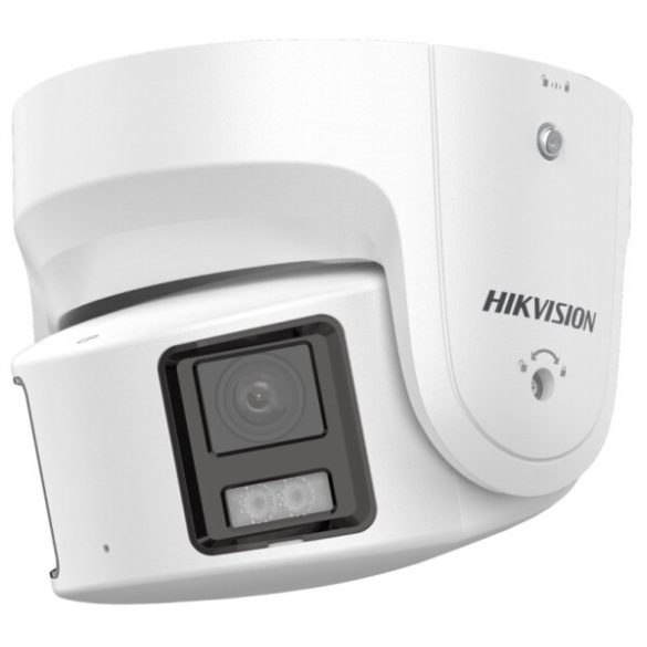 Hikvision DS-2CD2387G2P-LSU/SL(4mm)(C) 8 MP fix ColorVu AcuSense IP panoráma turret kamera; láthatófény; fény- és hangriasztás