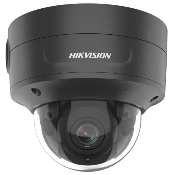 Hikvision DS-2CD2746G2-IZS-B (2.8-12)(C) 4 MP AcuSense WDR motoros zoom EXIR IP dómkamera; riasztás I/O; hang I/O; integrált RJ45; fekete