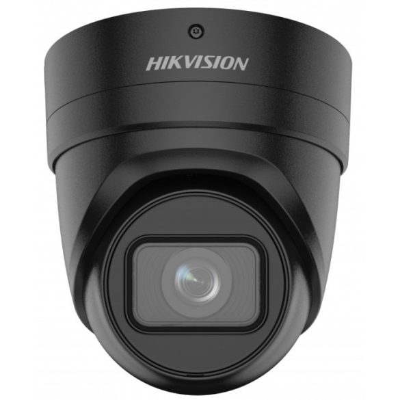 Hikvision DS-2CD2H46G2-IZS-B (2.8-12)(C) 4 MP AcuSense WDR motoros zoom EXIR IP turret kamera; riasztás I/O; hang I/O; fekete