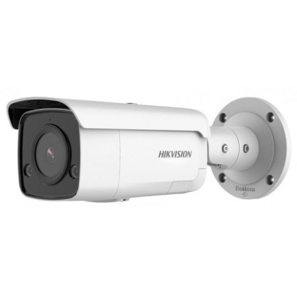 Hikvision DS-2CD2T26G2-ISU/SL (2.8mm)(C) 2 MP AcuSense WDR fix EXIR IP csőkamera; mikrofon; fény- és hangriasztás; riasztás I/O