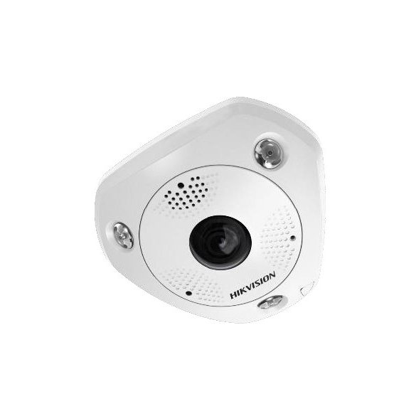 Hikvision DS-2CD63C5G0-IVS (2mm) 12 MP 360° vandálbiztos IR Smart IP panorámakamera; hang/riasztás be-/kimenet; mikrofon/hangszóró