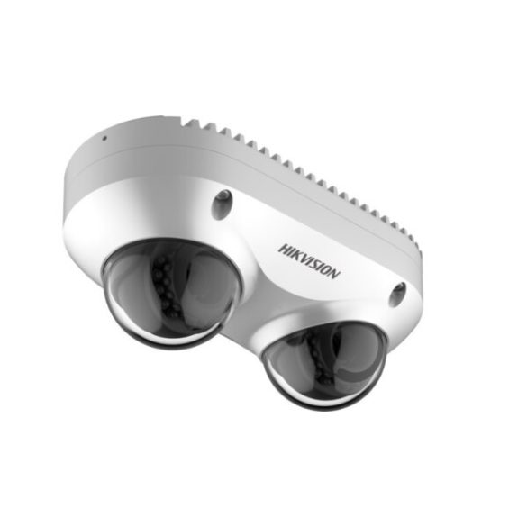 Hikvision DS-2CD6D42G0-IS (2.8mm) PanoVu Dual-Directional 4 MP EXIR IP panorámakamera; hang I/O; riasztás I/O; mikrofon