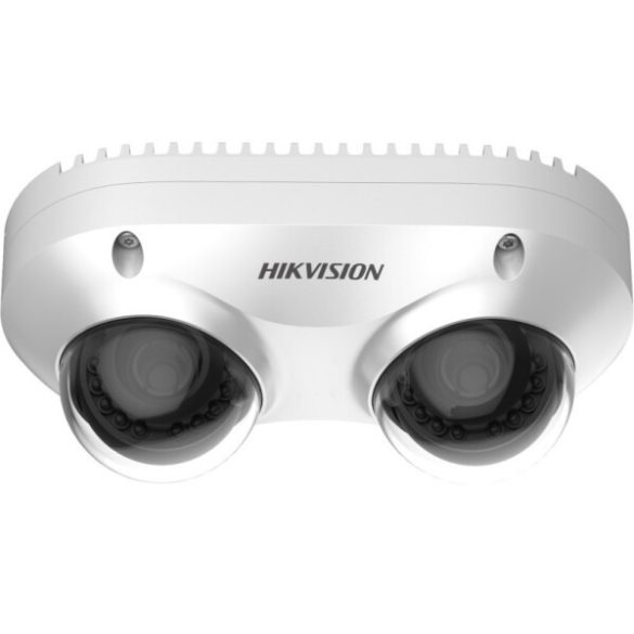 Hikvision DS-2CD6D52G0-IHS (4mm) PanoVu Dual-Directional 2x5 MP EXIR IP panorámakamera; hang I/O; riasztás I/O