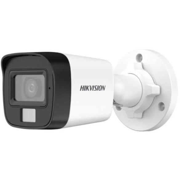 Hikvision DS-2CE16D0T-LFS (2.8mm) 2 MP fix THD csőkamera; IR/láthatófény; TVI/AHD/CVI/CVBS kimenet; beépített mikrofon