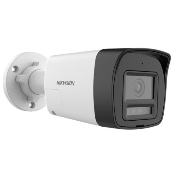 Hikvision DS-2CE16D0T-LTS (2.8mm) 2 MP fix mini THD csőkamera; IR/láthatófény; kétirányú audio