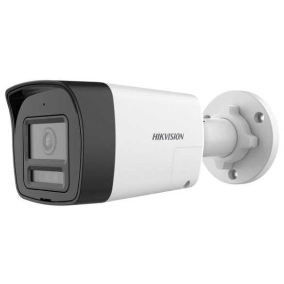 Hikvision DS-2CE16K0T-LXTS (2.8mm) 5 MP fix THD csőkamera; IR/láthatófény; kétirányú audio; hang és fényriasztás