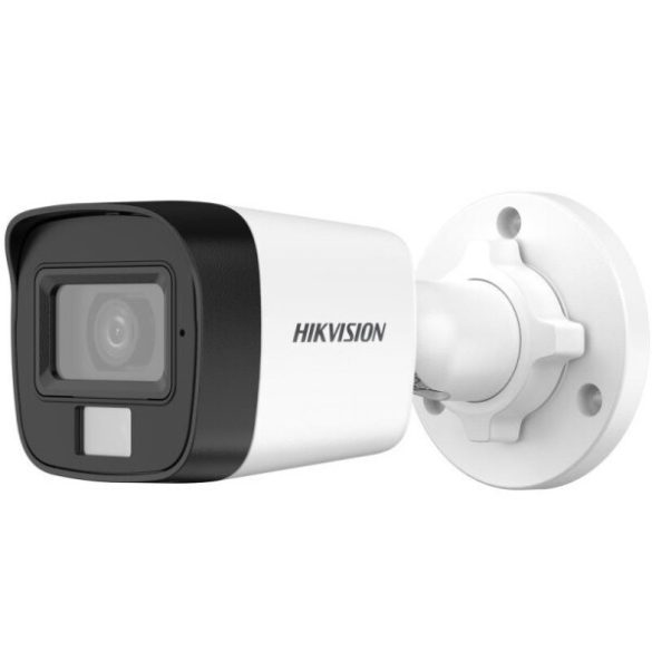 Hikvision DS-2CE16U0T-LF (2.8mm) 8 MP fix mini THD csőkamera; IR/láthatófény; TVI/AHD/CVI/CVBS kimenet; beépített mikrofon