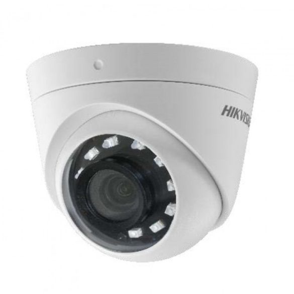 Hikvision DS-2CE56D0T-I2FB (2.8mm) 2 MP THD fix IR dómkamera; TVI/AHD/CVI/CVBS kimenet; OSD menü; beépített balun