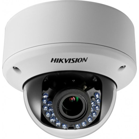 Hikvision DS-2CE56D0T-VPIR3E (2.8-12mm) 2 MP THD varifokális IR dómkamera; PoC