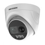   Hikvision DS-2CE72DFT-PIRXOF (3.6mm) 2 MP ColorVu THD PIR WDR fix dómkamera; OSD menüvel; sziréna; riasztás kimenet