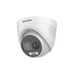   Hikvision DS-2CE72KF3T-PIRXO (2.8mm) 5 MP ColorVu THD WDR fix turret kamera; villogó fény és hang riasztás; PIR