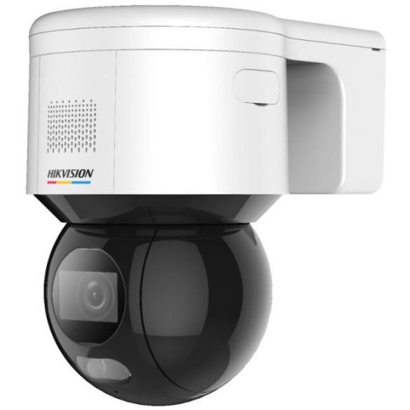 Hikvision DS-2DE3A400BW-DE (F1)(T5) 4 MP ColorVu AcuSense mini IP PT dómkamera; láthatófény; villogó fény-/hangriasztás