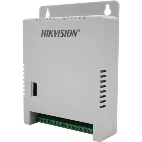 Hikvision DS-2FA1205-C8 Kapcsolóüzemű tápegység; 8x 12 VDC/1 A kimenet; (5A); falra szerelhető