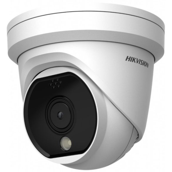 Hikvision DS-2TD1117-2/PA HeatPro IP hőkamera; 90°x66°; dómkamera kivitel; ±8°C; -20°C-150°C; villogó fény-/hangriasztás