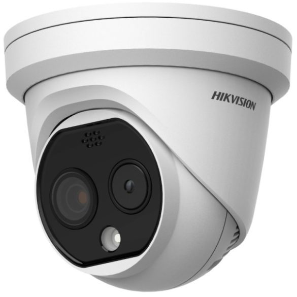 Hikvision DS-2TD1217-2/PA HeatPro IP hő- (160x120) 90°x66° és láthatófény (4 MP) kamera;-20°C-150°C; villogó fény/hangriasztás