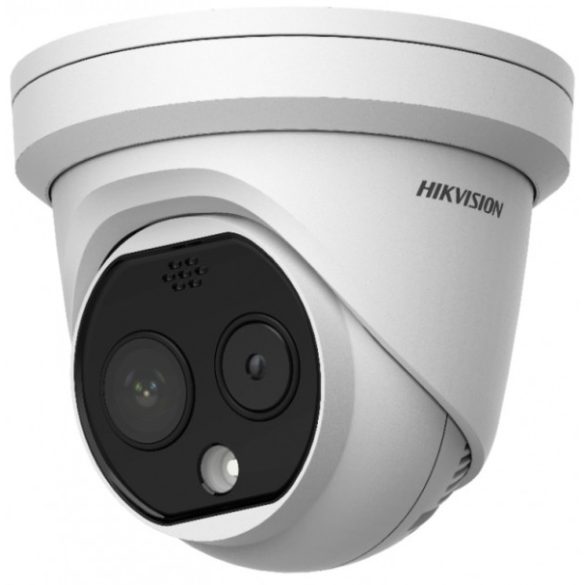 Hikvision DS-2TD1217B-3/PA (B)(C) IP hő- (160x120) és láthatófény (4 MP) kamera; testhőmérsékletre optimalizált (30°C - 45°C)