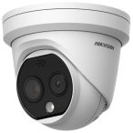   Hikvision DS-2TD1228T-3/QA IP hő- (256x192) 50°x37,3° és láthatófény (4 MP) kamera; -20°C-550°C; villogó fény/hangriasztás