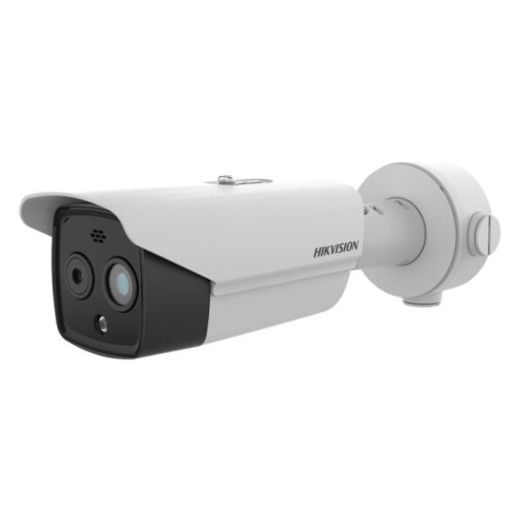 Hikvision DS-2TD2628-10/QA HeatPro IP hő- (256x192) 18°x14° és láthatófény (4 MP) kamera;-20°C-150°C; villogófény-/hangriasztás