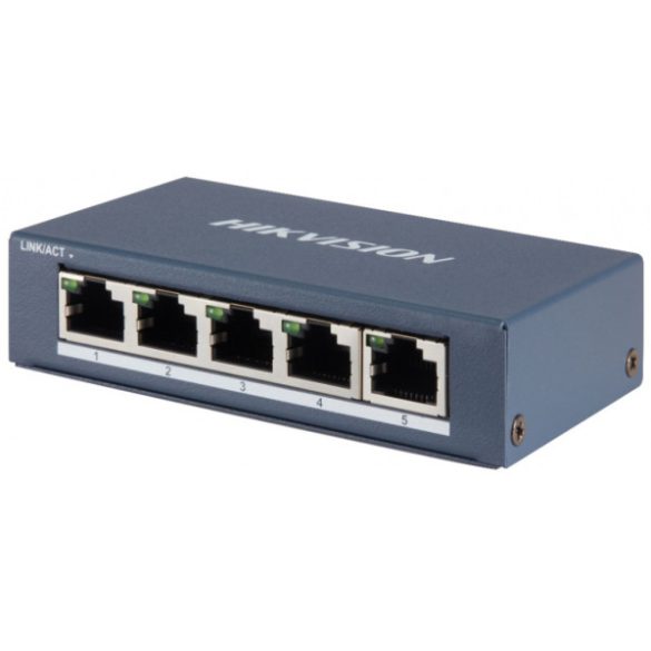 Hikvision DS-3E0505-E 5 portos Gbit switch; nem menedzselhető