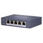   Hikvision DS-3E0505HP-E 5 portos Gbit PoE switch (60 W); 3 PoE+ / 1 HiPoE / 1 uplink port