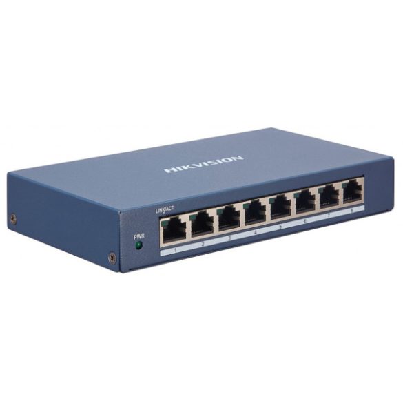 Hikvision DS-3E1508-EI 8 portos gigabit switch; smart menedzselhető