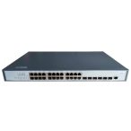   Hikvision DS-3E3730 30 portos switch; L3; 24 gigabit ethernet port + 6 10G SFP + uplink port