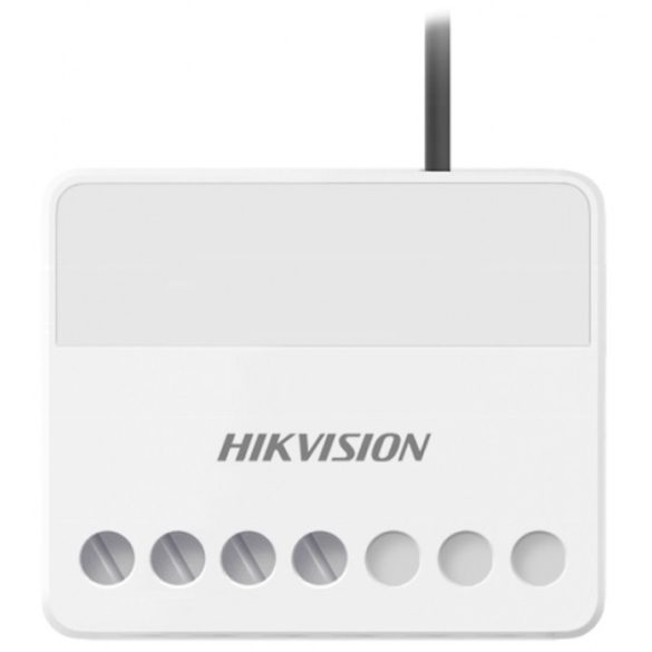 Hikvision DS-PM1-O1H-WE Relé modul AXPro központokhoz; 868 MHz; 100 VAC-240 VAC; túláramvédett