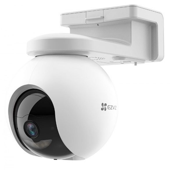 EZVIZ HB8 2K+ 4 MP fix IR IP PT dómkamera; wifi; beépített tárhely (32GB); akkumulátor; IP65; mikrofon; hangszóró