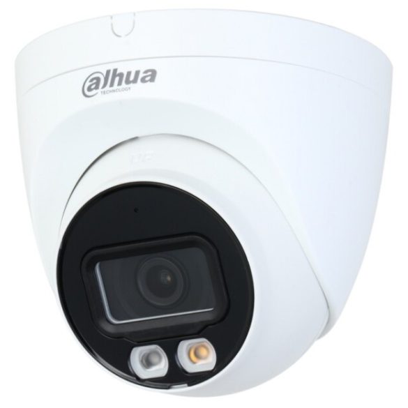 Dahua IPC-HDW2249T-S-IL-0280B 2 MP WizSense Full-color WDR fix IR/láthatófény IP dómkamera; SMDplus; mikrofon