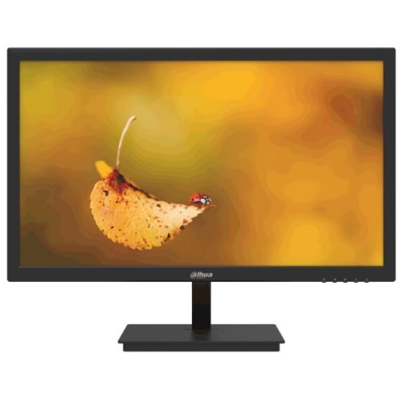 Dahua LM22-L200 22" LED monitor; 178° betekintési szög; Full HD felbontás; 24/7 működés