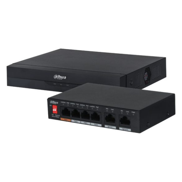 Dahua NVR4104HS-EI+PFS3006-4ET-60-V2 NVR4104HS-EI+PFS3006-4ET-60-V2  - Dahua 3 plusz ráadás akcióhoz