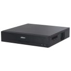   Dahua NVR4832-16P-EI 32 csatornás PoE WizSense NVR; 256/256 Mbps be-/kimeneti sávszélesség; riasztás I/O