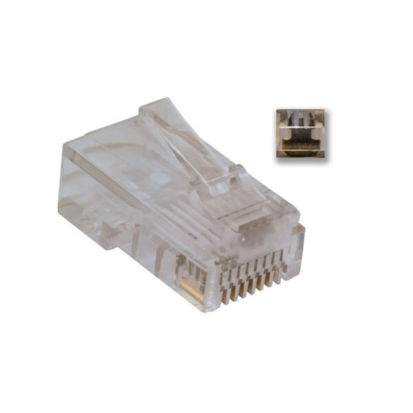 Nestron RJ45-CAT5E-UTP-100 UTP RJ45 csatlakozó; cat5e; 100 db/csomag