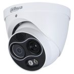   Dahua TPC-DF1241-TB2F2-DW-S2 IP hő- (256x192) 87,8°x63,8° és láthatófény (4 MP) dómkamera;  -20°C-400°C hőmérséklet mérés;