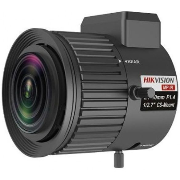 Hikvision TV2710D-MPIR 3 MP 2.7-10 mm varifokális objektív; CS 1/2.7"; IR-korrigált